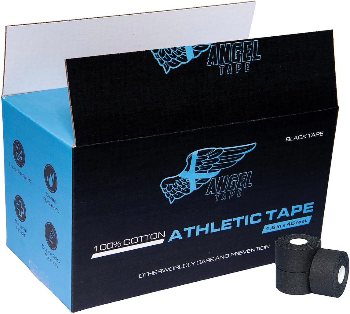 Angel Tape Athletic Tape 32Count Black Sports Tape