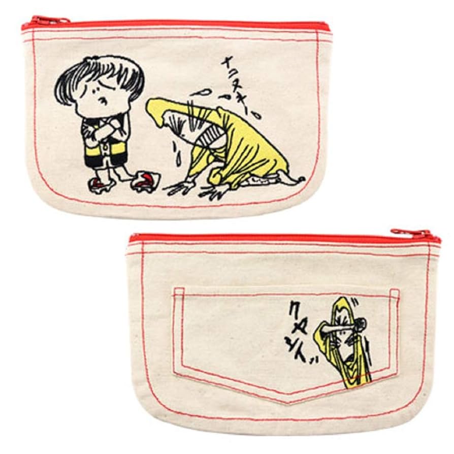 Amazon.co.jp: 墓場鬼太郎 刺繍 ポーチ (鬼太郎 & ねずみ男