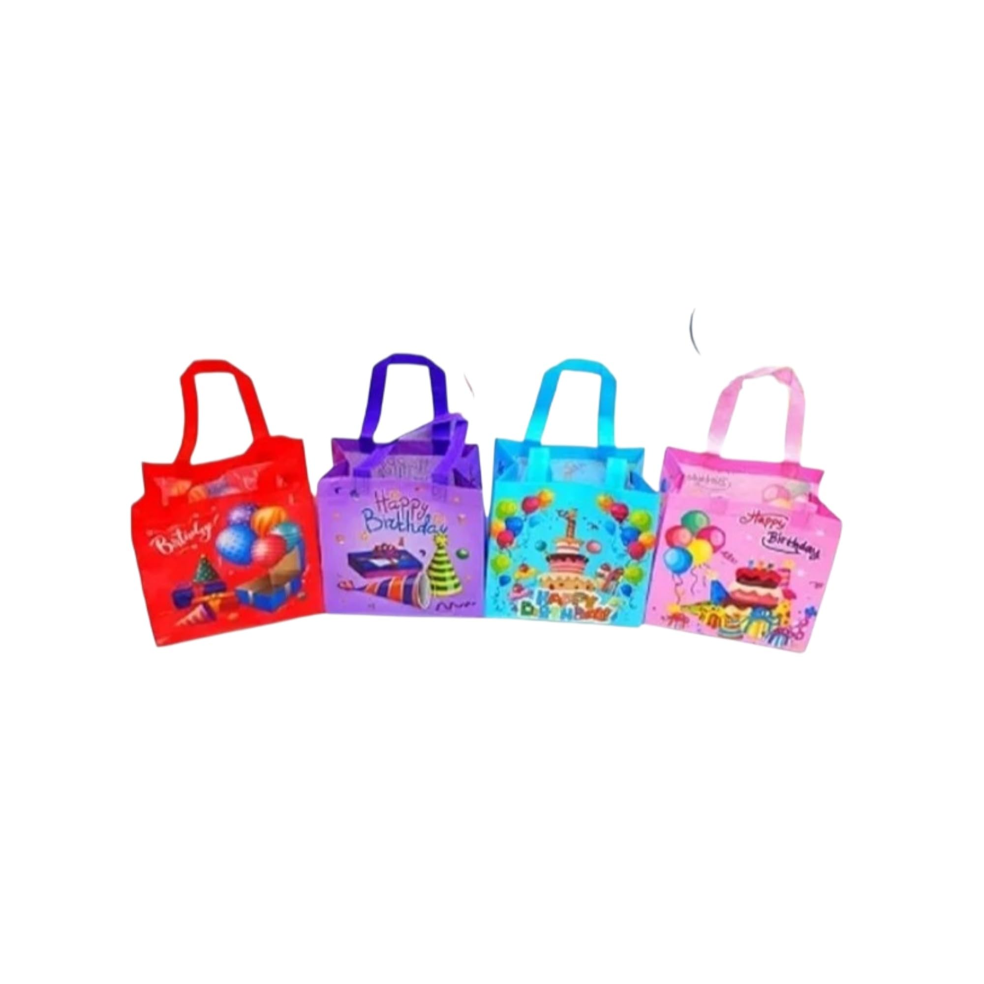 Birthday Print Tote Bag for Kids Birthday Return Gift, Pack of 12-image-21