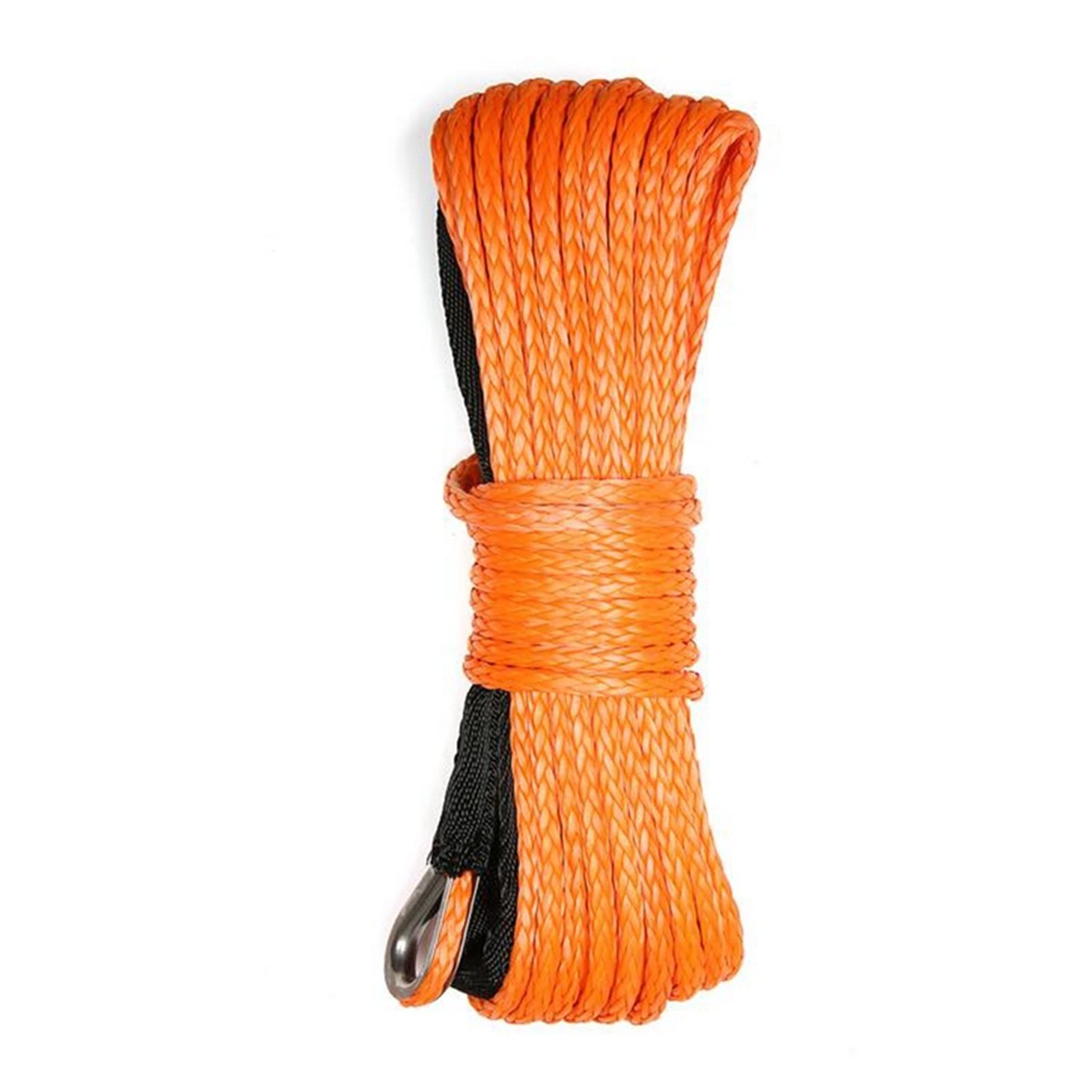 Cinturón de Remolque de Emergencia for Coche, Cable de cabrestante for vehículo de 5700lbs, Cuerda de Remolque de Repuesto for recuperación SUV sintética, Accesorios for Exteriores Cuerda (Colo