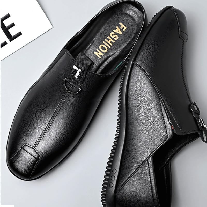 Men-Slip on Summer Walking Moccasins Casual Shoes for Men's Outdoor Activities Comfortable Cowhide Soles Non-Slip Walking Loafers Shoes4