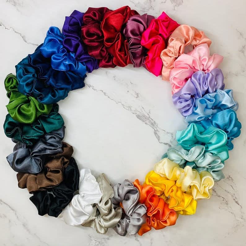 LIBEA Premium Satin Silk Scrunchies for Women, Hair Ties, Scrunchy for Girls pack of 10 (B0BHZ82XNY) Amazon Price History, Amazon Price Tracker