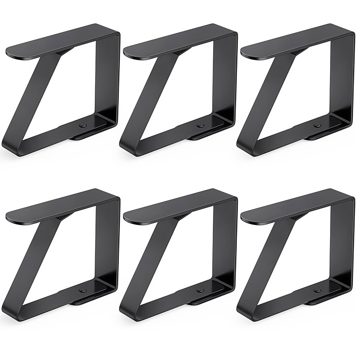 Clips De Nappe En Acier Inoxydable – Lot De 4, Pour Maintenir Nappe Anti-vent Sur Table (5x4 Cm)