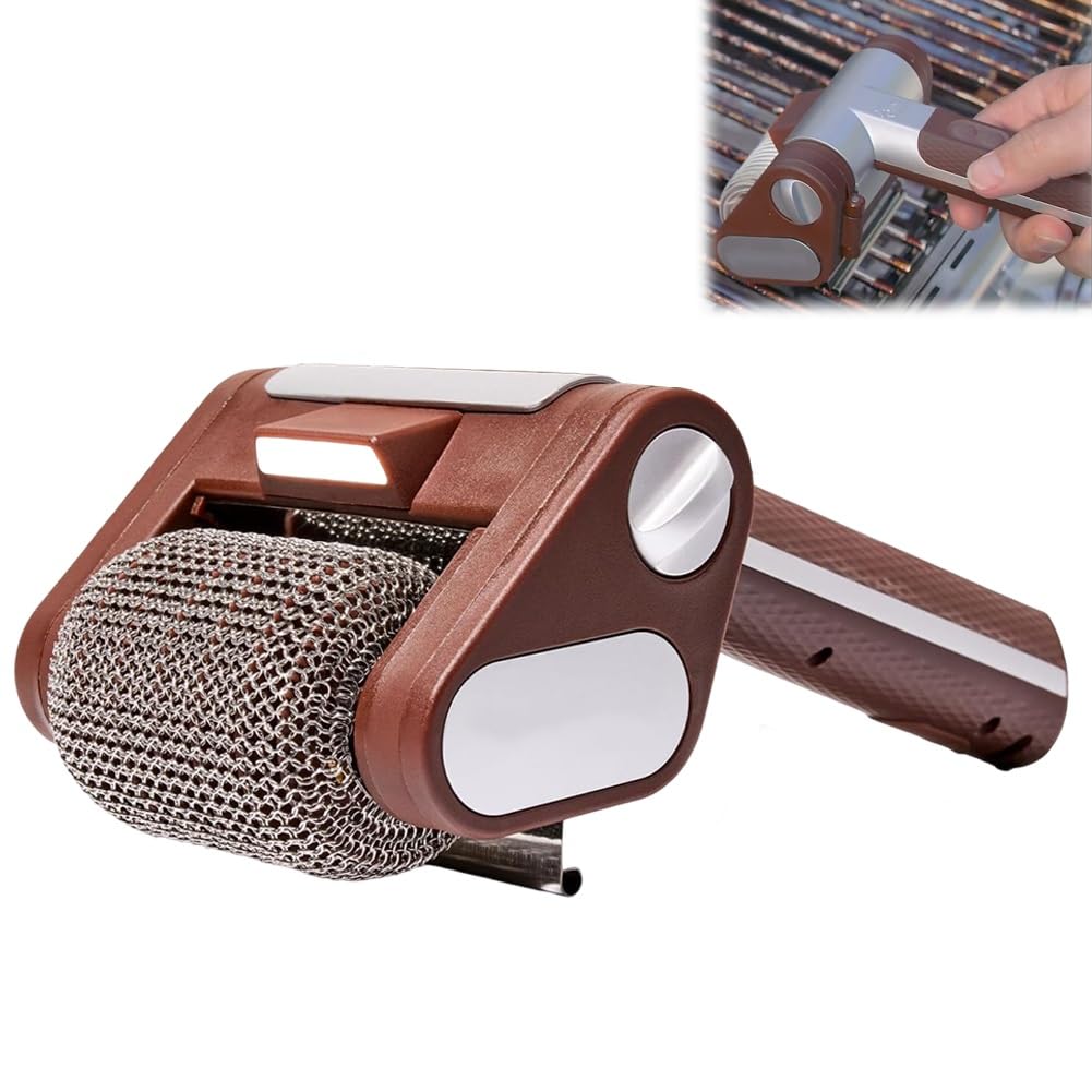 Limpiador eléctrico inalámbrico para parrilla de barbacoa, cepillo recargable de acero inoxidable 304 con luz LED de 350 rpm, apto para lavavajillas, ideal para cocinar al aire libre y acampar