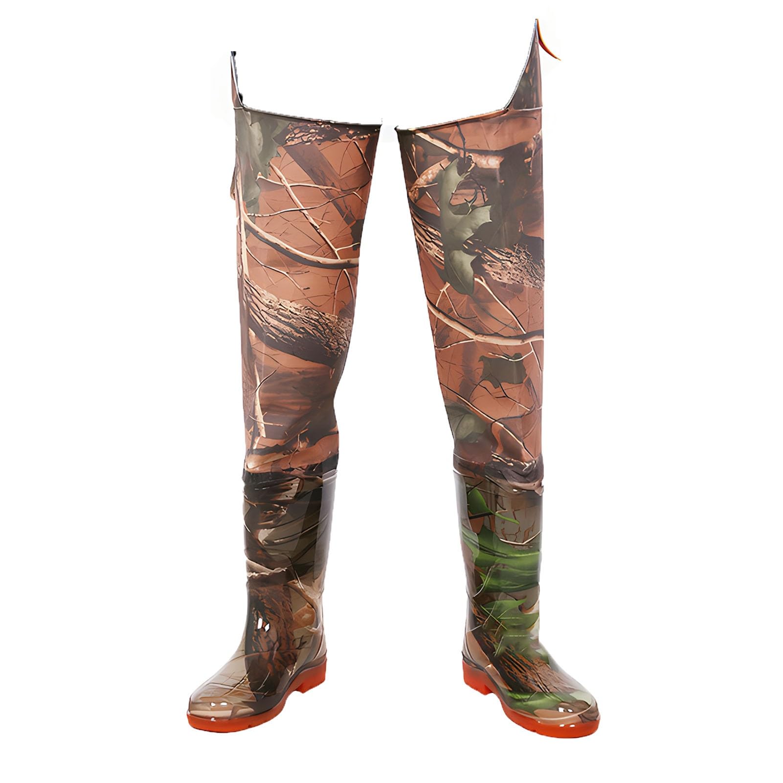 Pantaloni da Pesca all'aperto, Stivali mimetici da Esterno, Stivali da Pesca in Nylon a 2 Strati in PVC Impermeabili e Traspiranti, per la Pesca nelle paludi di Caccia (5.5)