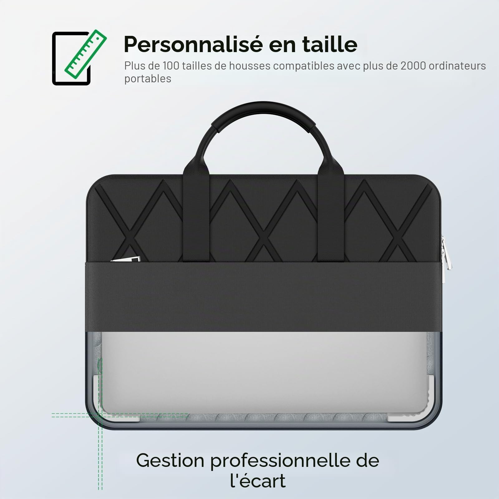 Smatree Housse pour Ordinateur Portable 18 Pouces pour Acer Predator Helios 18/Predator Helios Neo 18 Gaming Laptops, étui de Protection avec Poche pour Accessoires (E812)