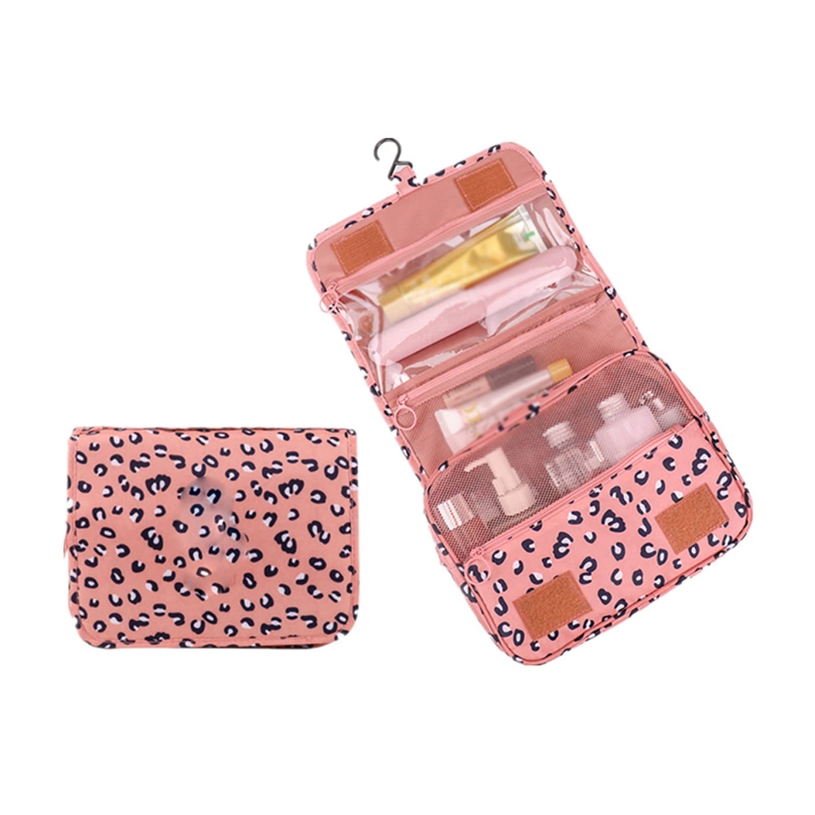 Cosmetic bag Ladies Travel bag Waterproof Toiletries Ladies Bathroom Need Makeup Storage bag With Hook