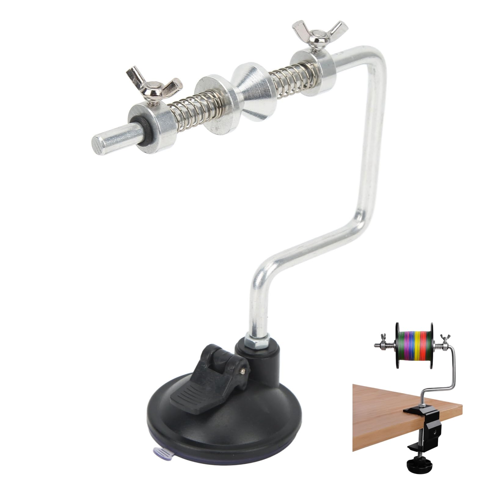 Leapiture Fishing Line Spooler Fish Stringer Winder Adjustable Reel Spooling Station Multifunctional Stable Spooler for Braided Fishing Line for Men Saltwater Fishing