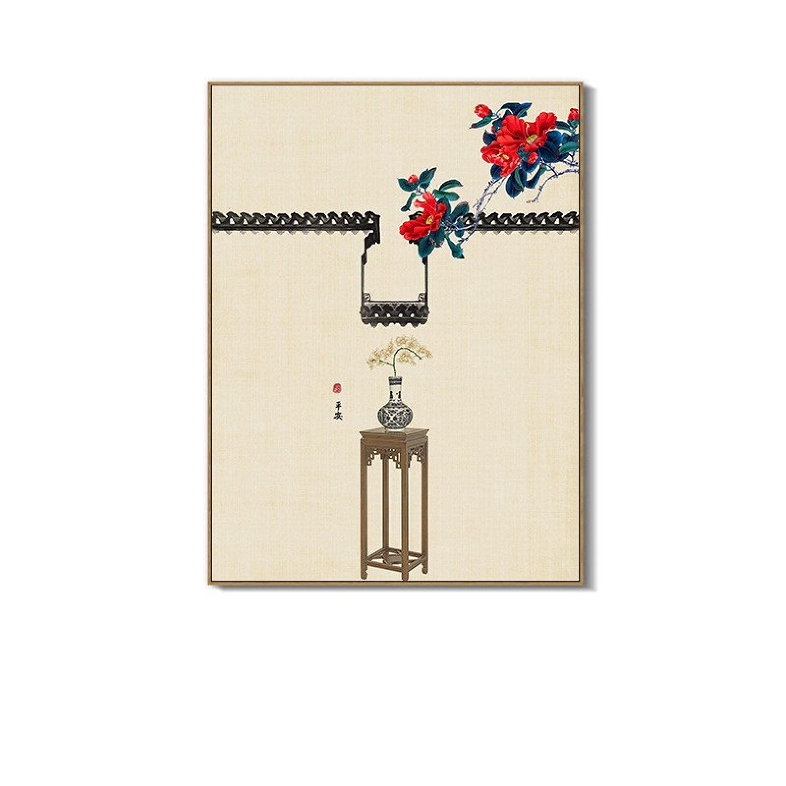 Tradizionale Cinese Folk Building Complementi Arredo Casa Dipinti Su Tela Wall Art Stampe Soggiorno Poster Immagini, Pronto da appendere 60x90cmx3pcs Cornice interna