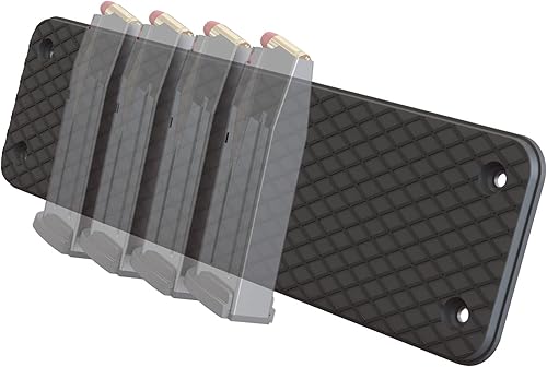 Soporte magnético para municiones con capacidad para 8 cargadores de pistola, almacenamiento magnético de munición en el hogar, dormitorio,