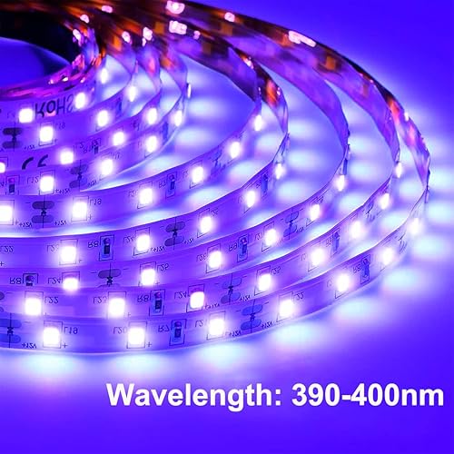 Miniatura 4 de Tira de luces LED, tira LED SMD 2835, DC12V 1200LEDs 16.4 pies, 26000 lúmenes, tiras de luz LED de alta densidad, impermeables, IP65, 3 veces de
