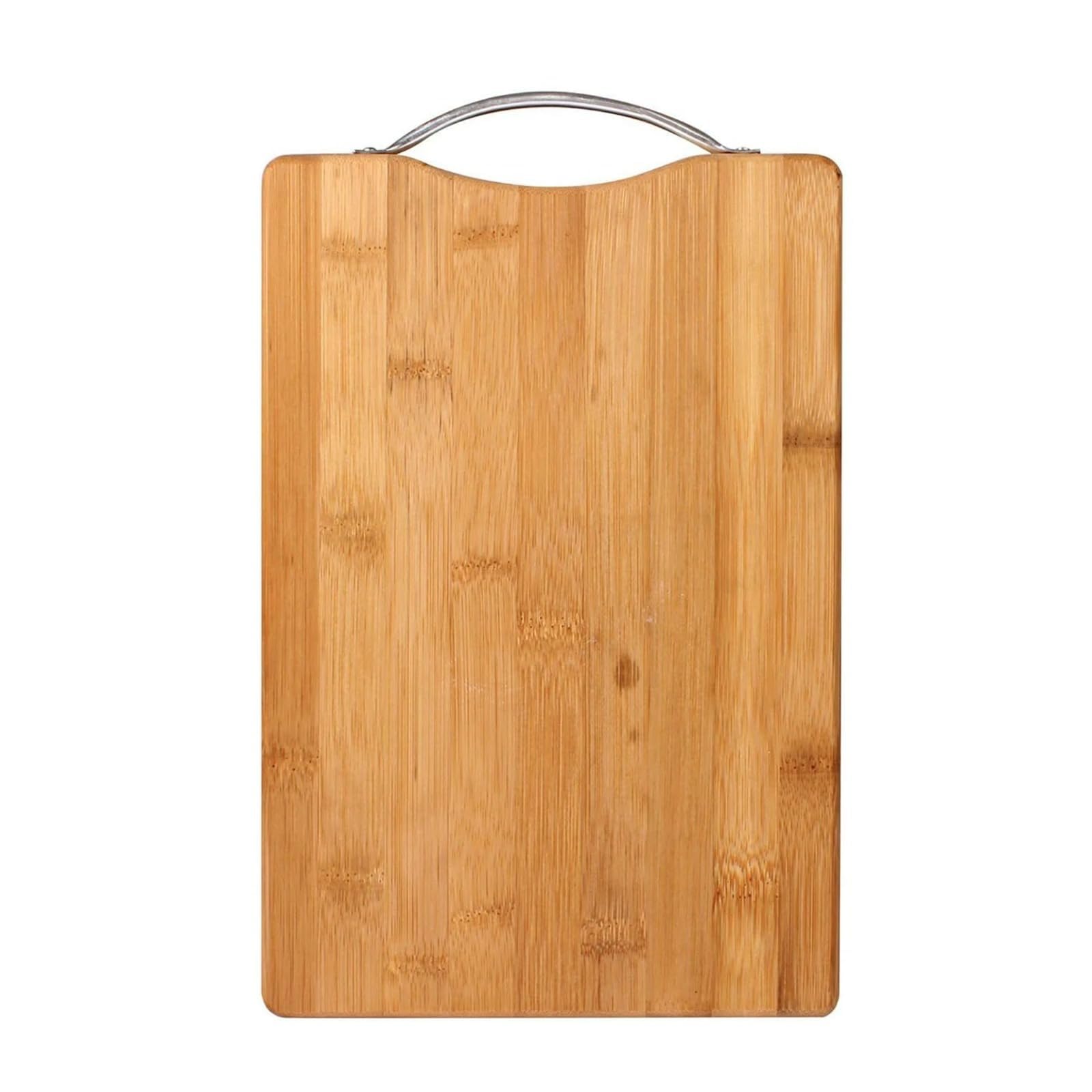 YSAMAX Bamboo Chopping Board, Durable Construction, Smooth Surface, Easy to Clean, Lightweight, Portable, Multipurpose, Ideal for Vegetables, Fruits, Meat & Bread, 30 x 40 cm