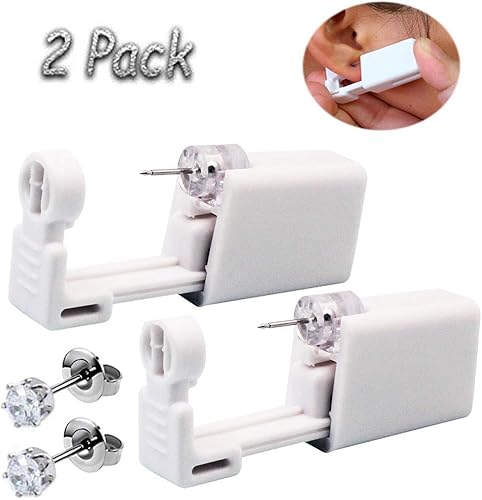 Miniatura 2 de Kit de pistola de perforación para la oreja, pistola de piercings para la nariz, pistola desechable, pistola de seguridad para la oreja, kit de