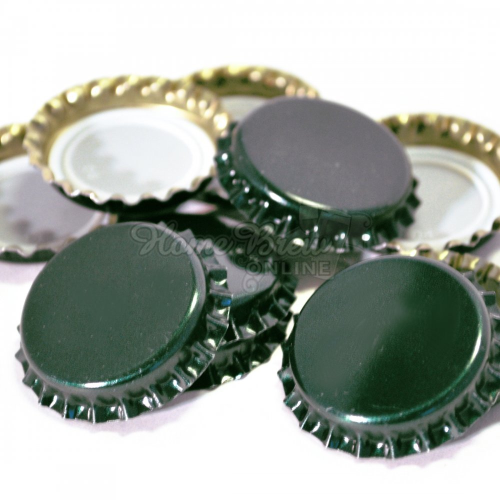 Home Brew Online Dark Green 1000Pk Crown Caps