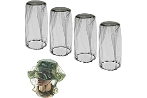 Protective Mesh Head Net for Outdoor Adventures (Pack of 4)