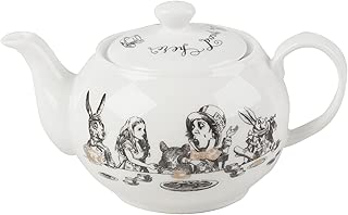 Victoria & Albert Alice in Wonderland Mini Teapot, 11 x 14.5 x 13.5 cm, White - coolthings.us