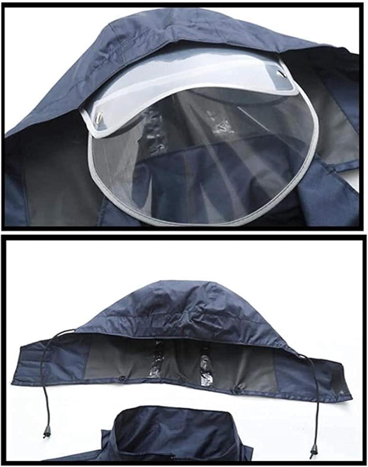 Męska i damska kurtka Mackintosh Mackintosh Poncho z kapturem Łatwe do przenoszenia Wytrzymała wiatrówka Mackintosh Zajęcia na świeżym powietrzu Ubrania przeciwdeszczowe(5XL)