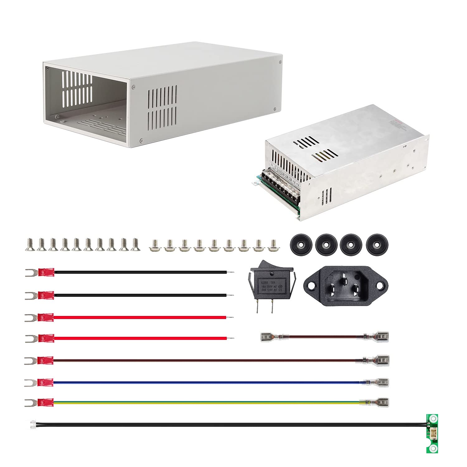 UCTRONICS 800W AC to DC Power Source and Case, Switching Power Supply Constant Voltage Stabilized Re