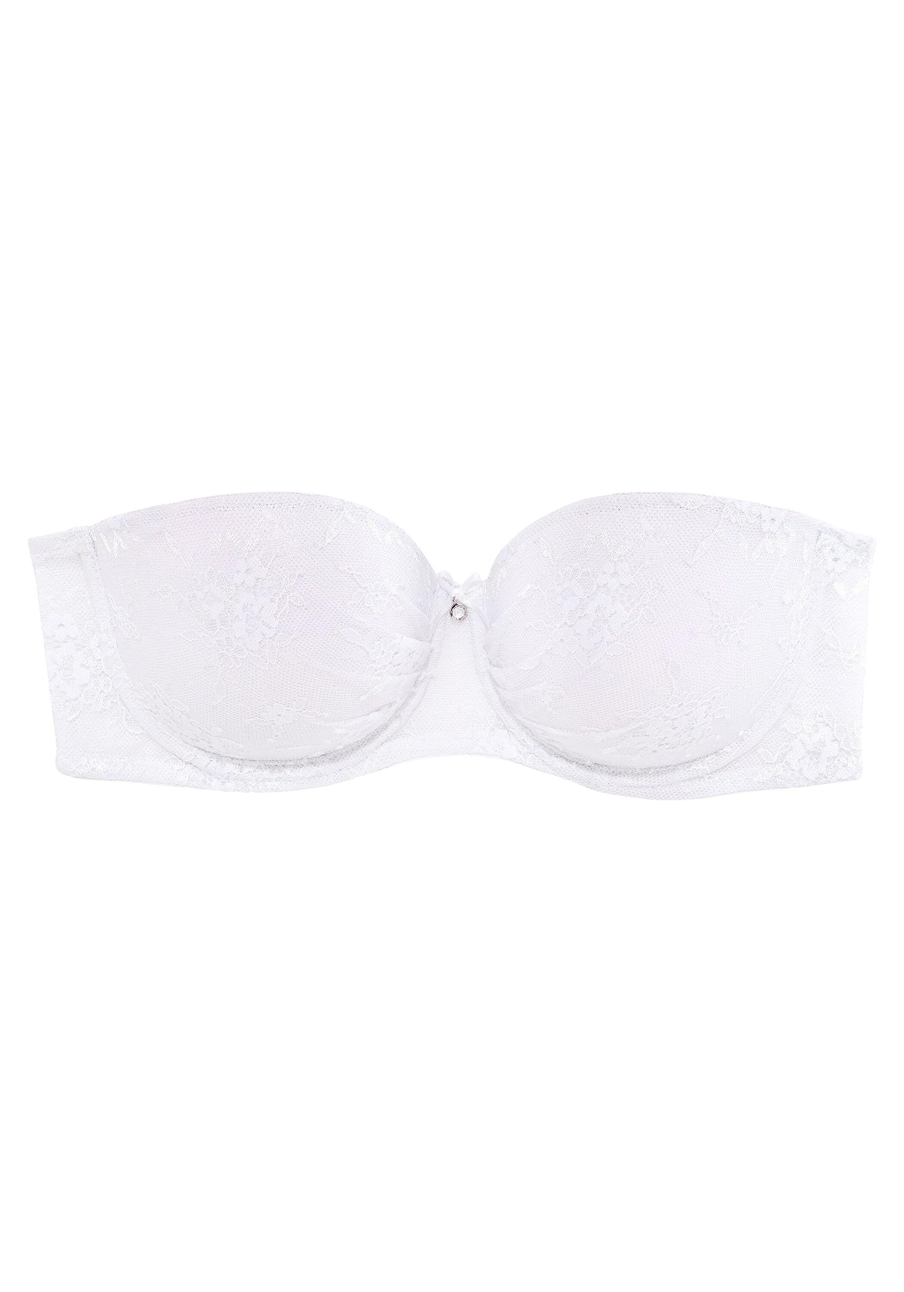 Lascana Damen Push-up-BH mit abnehmbaren Trägern, Spitze, rutschfest, viele Tragevarianten - der Flexible für jeden Anlass