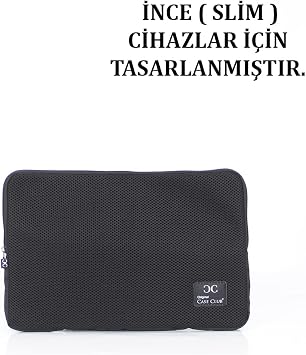 Case Club 13''-13,3'' in  File S nger Slim Macbook ve Laptop K l f  nce Tasar m Siyah