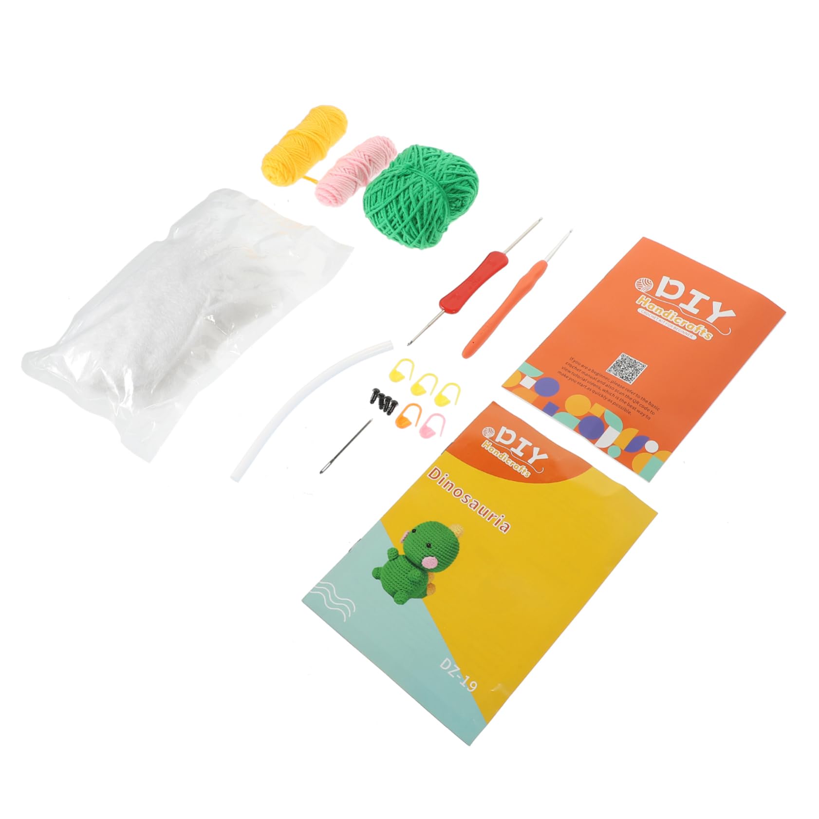 Tofficu 4 Sätze Zubehör Tulpe Häkeln Haken Häkelset für Anfänger Bausatz wohnungseinrichtung home decoration hausdeko Tierische Dekoration Häkelset lernen Häkelsets für Plastik