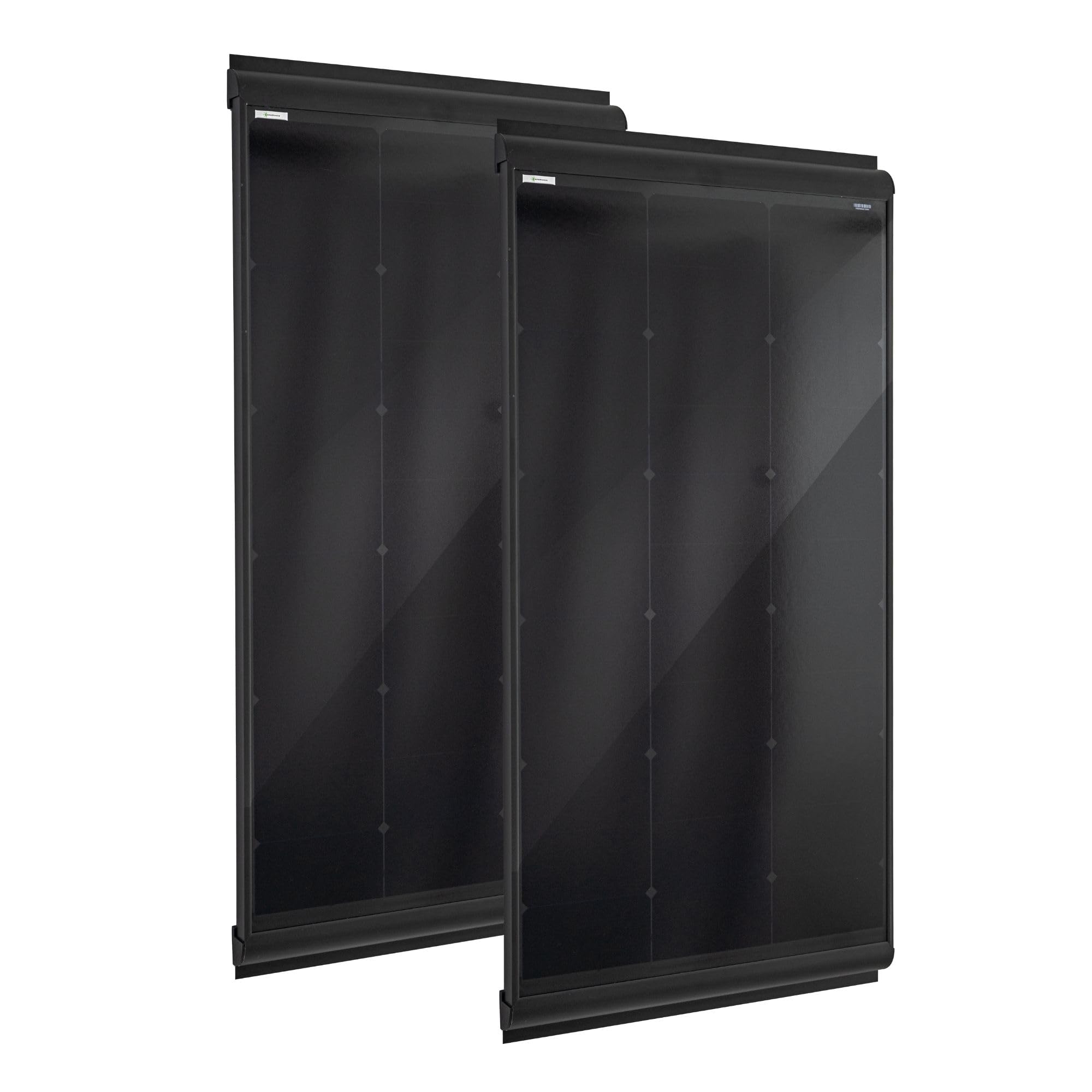 SOLARTRONICS Moduł solarny 2 x 120 W – wstępnie zmontowany spojler do wygodnego i bezpiecznego montażu, idealny do kampera, łodzi, na kemping, do ogrodu i systemów off-grid