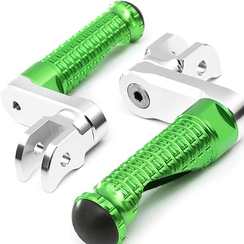 Miniatura 2 de MCMOTOPARTS M-PRO - Estriberas extendidas de 1.5 pulgadas, color verde, compatible con XJ6 DiversionF 09-16 12 13 14 15 16