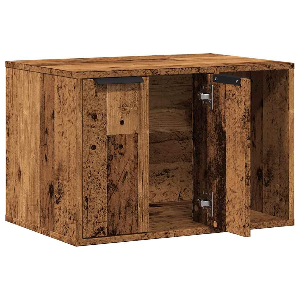 Katzenstreu Möbel Altes Holz Technisches Holz Katzentoilette Katzentoilette Couchtisch für Wohnzimmer Schlafzimmer Balkon