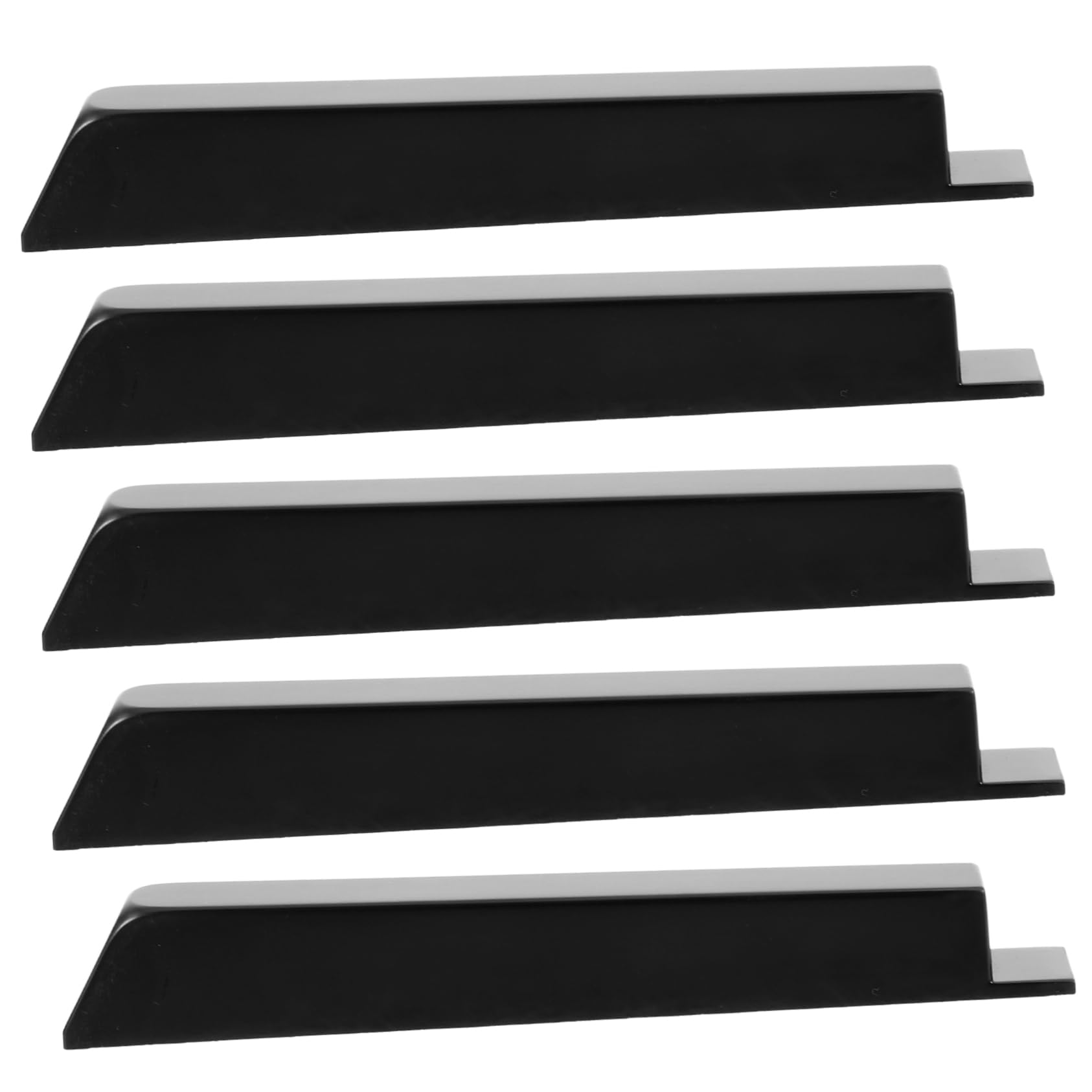 Levemolo Musician's Essential 5pcs Black Piano Keytops Easy to Install Piano Chord Keyboard Parts