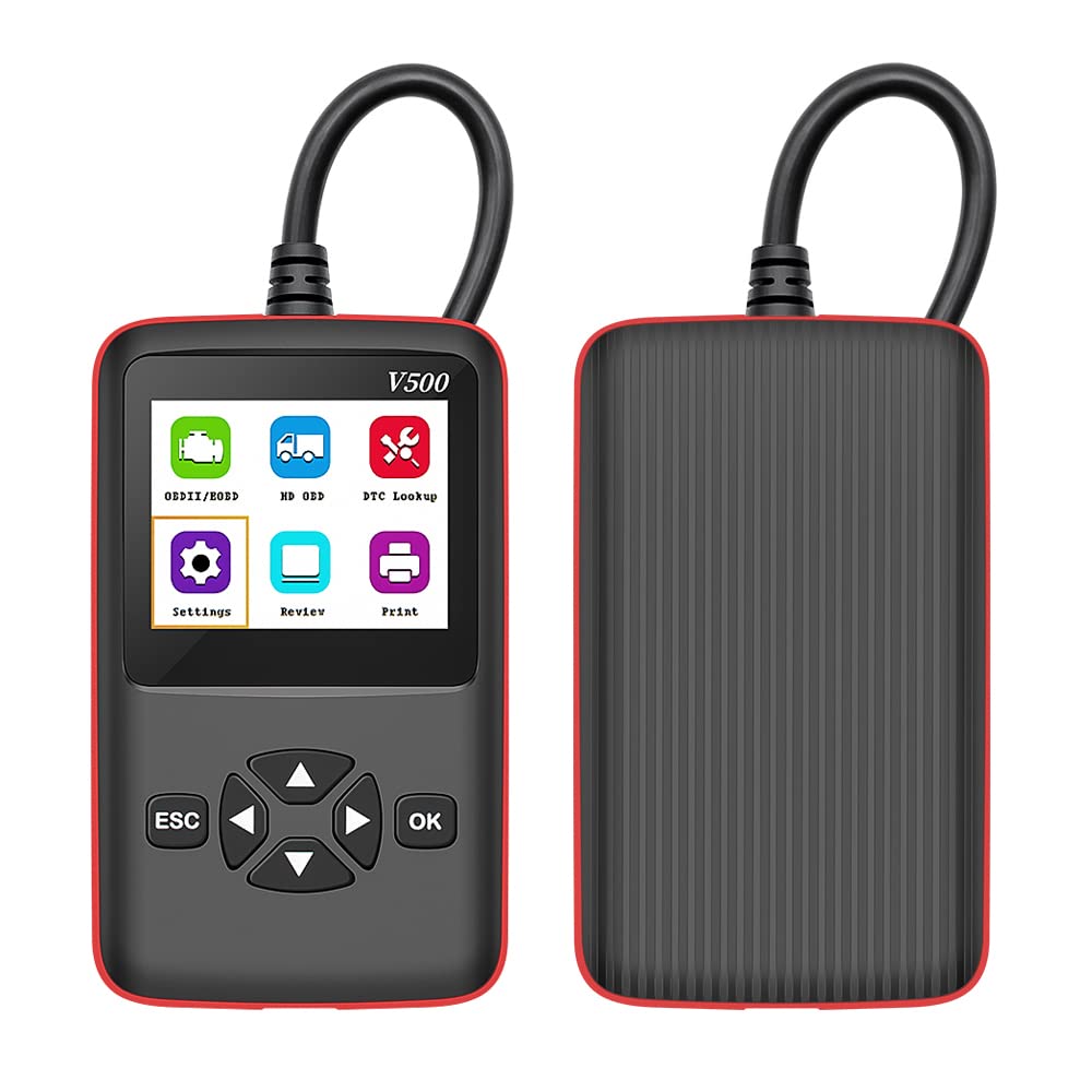 Buy Washinglee V500 Heavy Duty Truck Scan Tool, Truck and Car 2 in 1