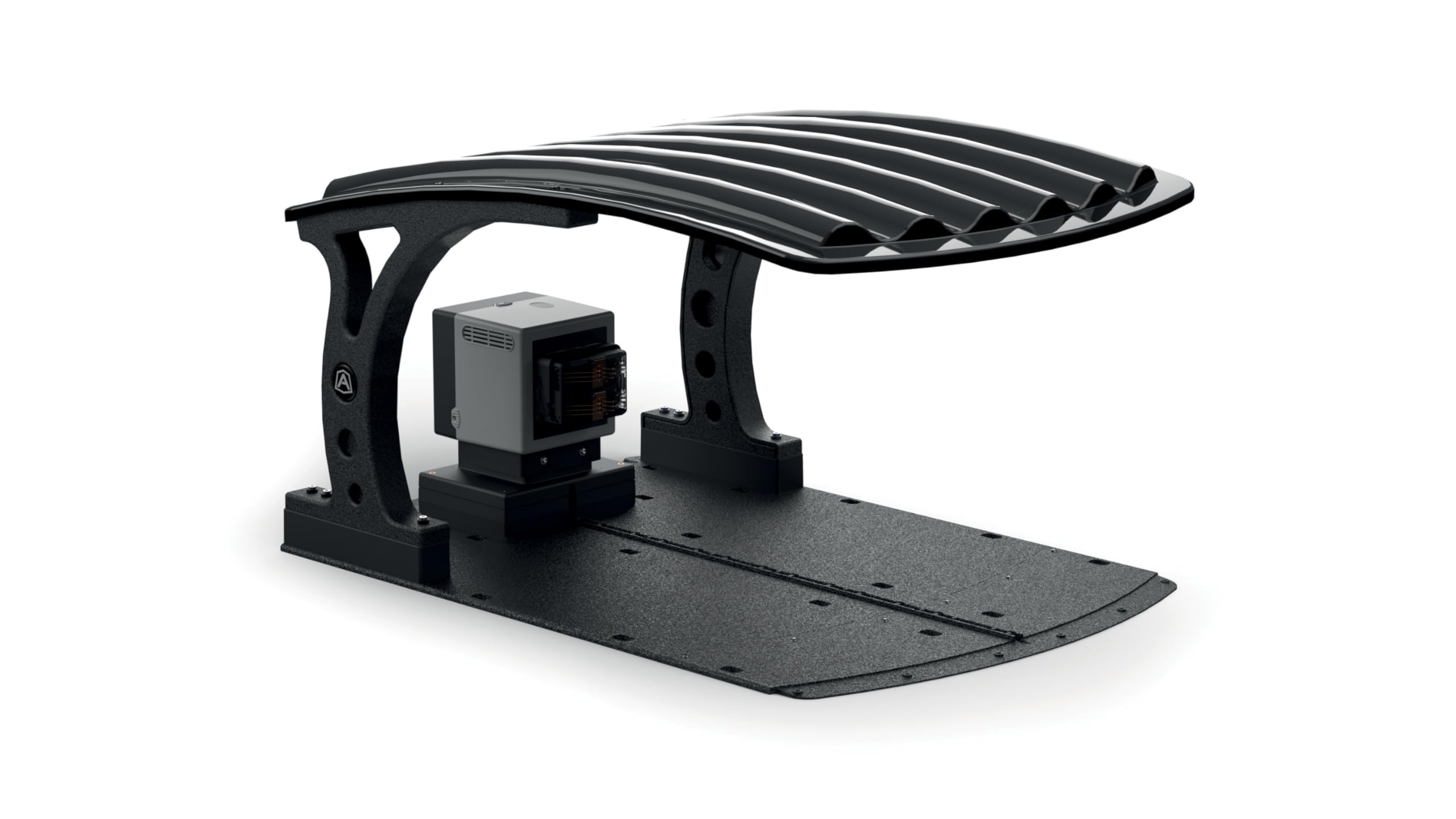 Ambrogio Robot Copertura Base di Ricarica per Robot Tagliaerba, Nero Lucido, 93x63x10 cm, 5.5 kg, Compatibile con 4.0 BASIC/ELITE/ELITE RTK/4.36/4.36 RTK/CUBE