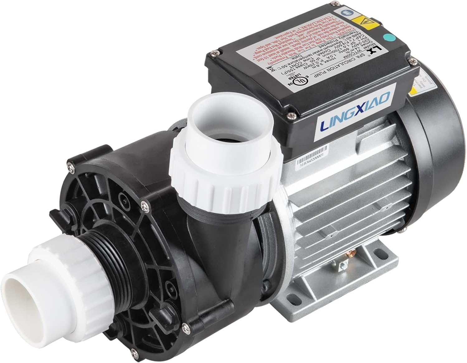LINGXIAO WTC50M SPA Circulation Pump & Hot Tub Circulating Pump, LX Pump Motor, 0.35HP, 230V,1.5