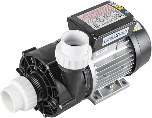 LINGXIAO WTC50M SPA - Bomba de circulación y bomba de circulación para bañera de hidromasaje, motor de bomba LX, 0.35 HP, 230 V, puerto de 1.5
