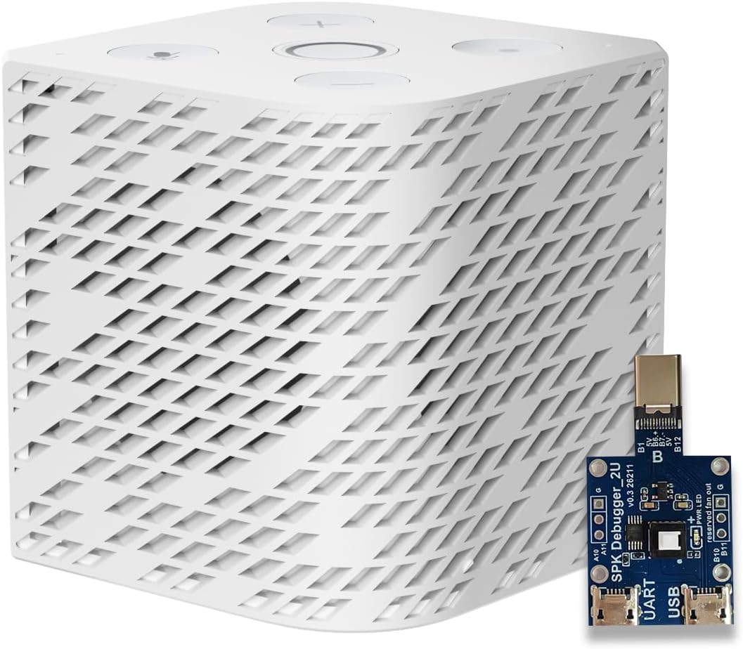 Third Reality Voice/Music Assistant Dev Edition – Preloaded with Home Assistant Voice Assistant and Music Assistant, Dual Digital Mics, 3W Speaker, 2.4G WiFi only, Open Source