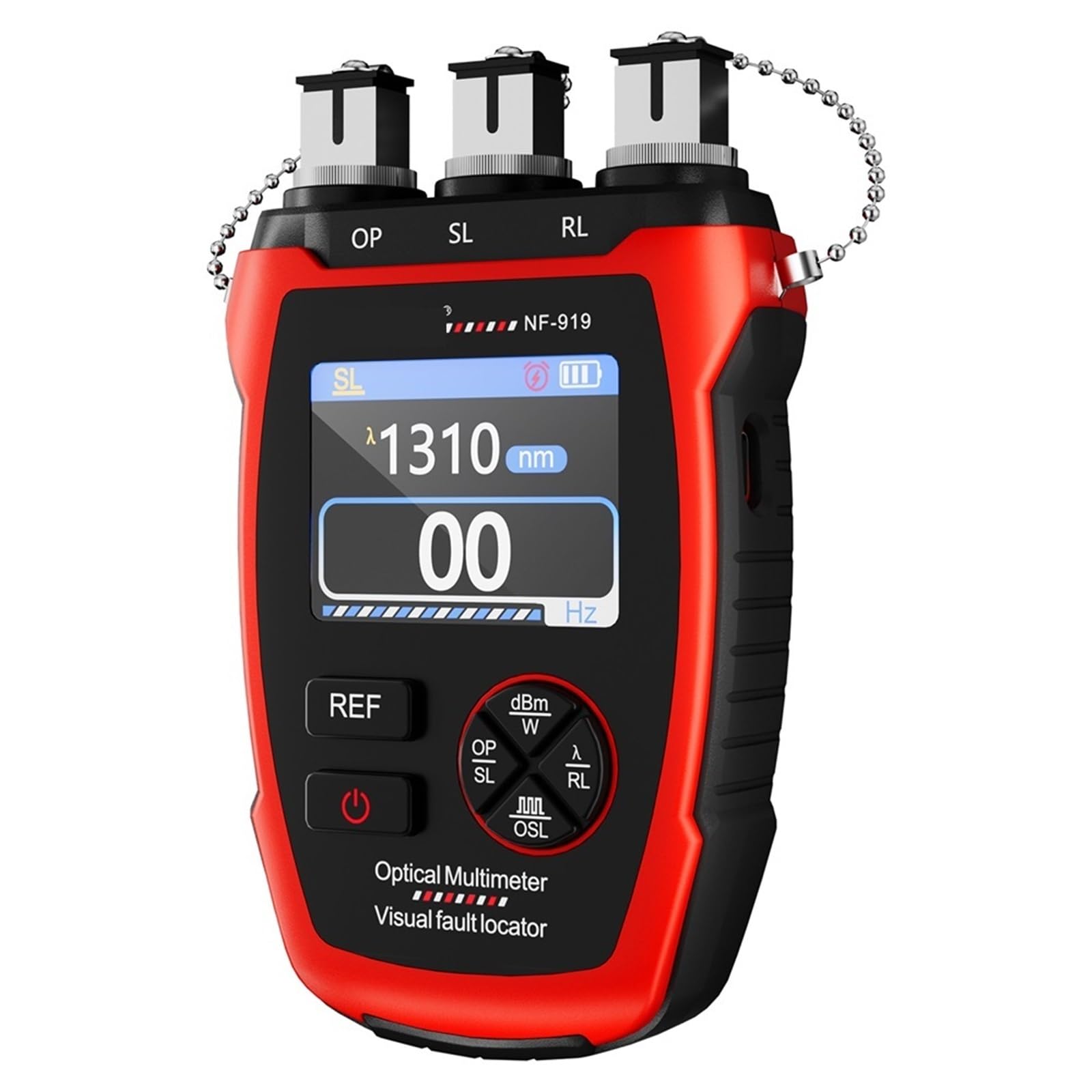 OTDR, NF-919 Optisches Leistungsmessgerät mit Lichtquelle, 6 Wellenlängen, Vfl Ref Sl, Visual Fault Locator, Lichtdämpfungsmessung