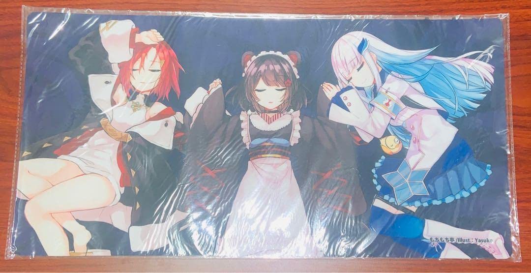 もちもち亭 プレイマット さんばか(アンジュ、戌亥とこ、リゼ) にじさんじC97 Amazon.co.jp: もちもち亭 プレイマット さんばか (アンジュ