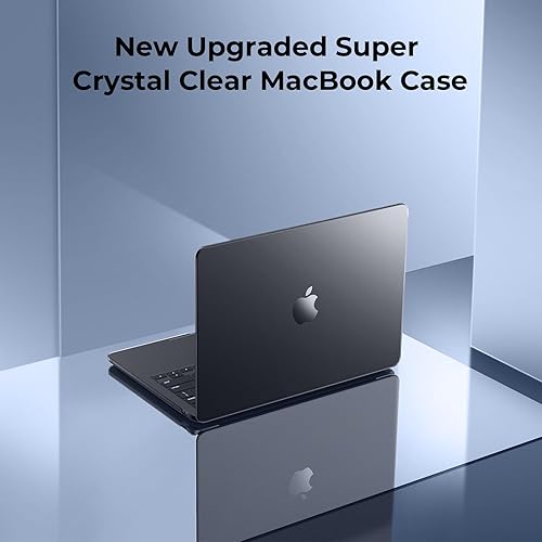 Miniatura 7 de EooCoo Funda compatible con MacBook Air de 15 pulgadas 2025 2024 2023 Release M3 A3114 M2 A2941 Liquid Retina Display, carcasa rígida de plástico +