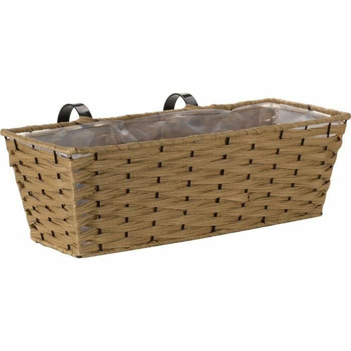 Online Garden Centre 19in Bari Faux Rattan Planter - Sand