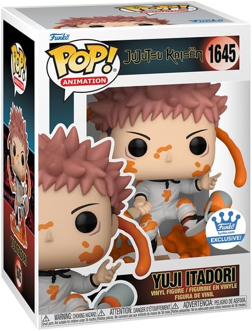 Funko Pop! Animation: Jujutsu Kaisen Yuji Itadori Vinyl Figure, 4.8-inch, Exclusive