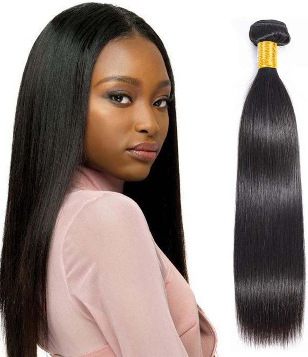 LVY Straight Brazilian Hair Bundles Double Human Hair Weave 1 bundle human hair straight 20 inch Bundles Human Hair