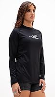 Vista 2 de DEVOPS Camiseta de protección UPF 50+ para mujer, manga larga, para surf en la playa, protección UV y sol