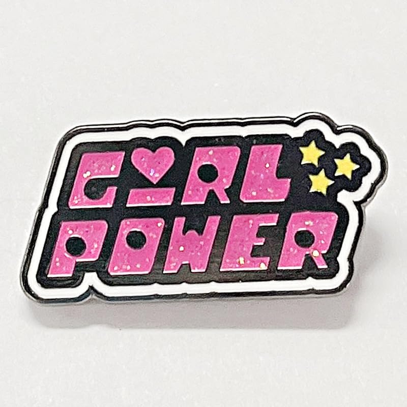 Girl Power Feminist enamel pin metal brooch badge,Creative letter schoolbag accessories decoration brooches badges for backpacks