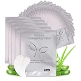 Fenshine 200 Pairs Eyelash Extension Eye Pads Lint Free Hydrogel Eye Patches Professional Under Eye Gel Pads for Lash Extensions Supplies