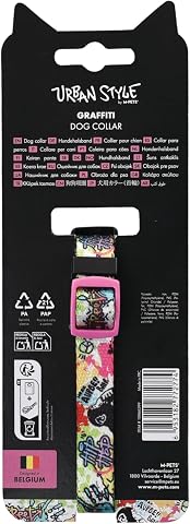 M-Pets Urban Style Graffiti Boyun Tasması (Xs)