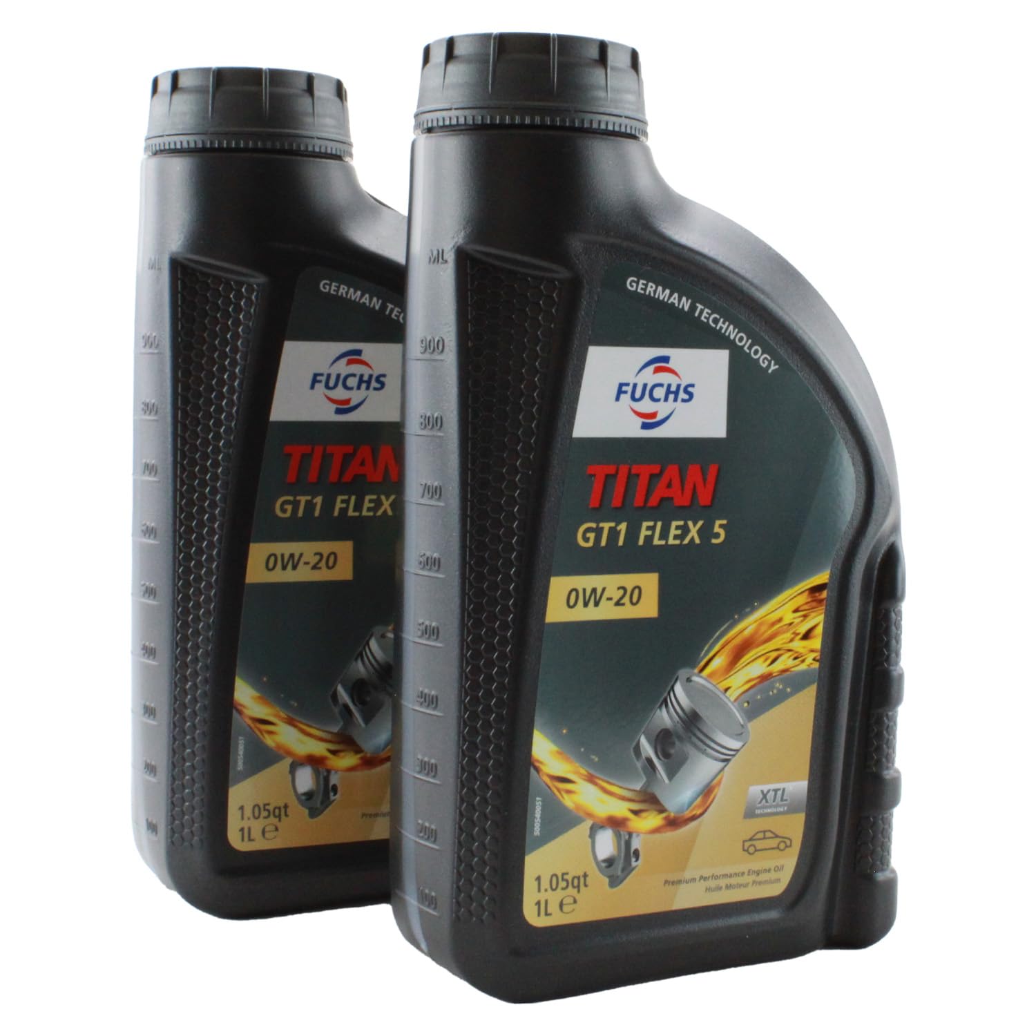 Amazon.com: Fuchs 2 Liter TITAN GT1 FLEX 5 SAE 0W-20 Engine Oil 2