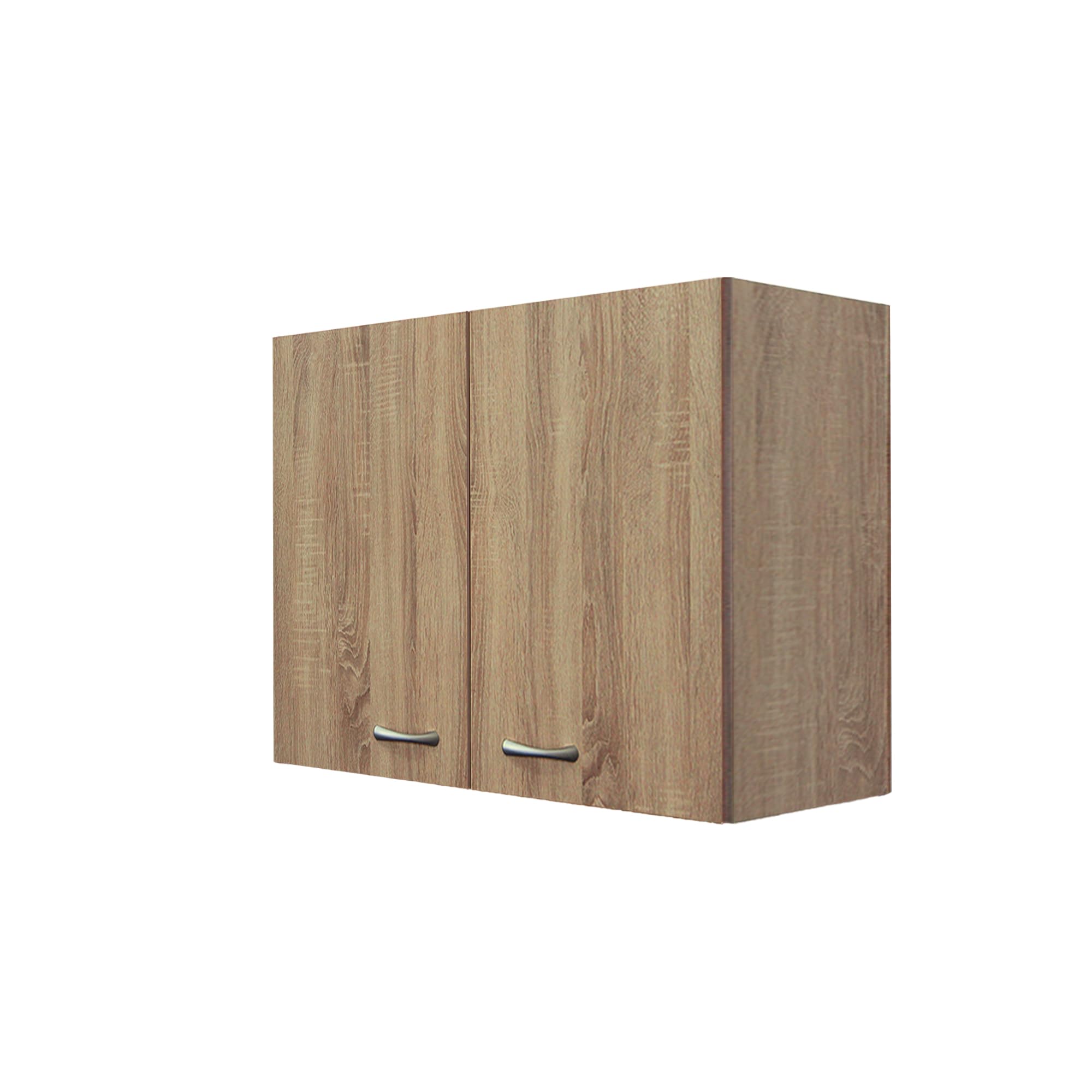 Arredobagno e Cucine Mobile scolapiatti armadietto pensile 80 per Cucina, 2 sportelli H.60, Rovere