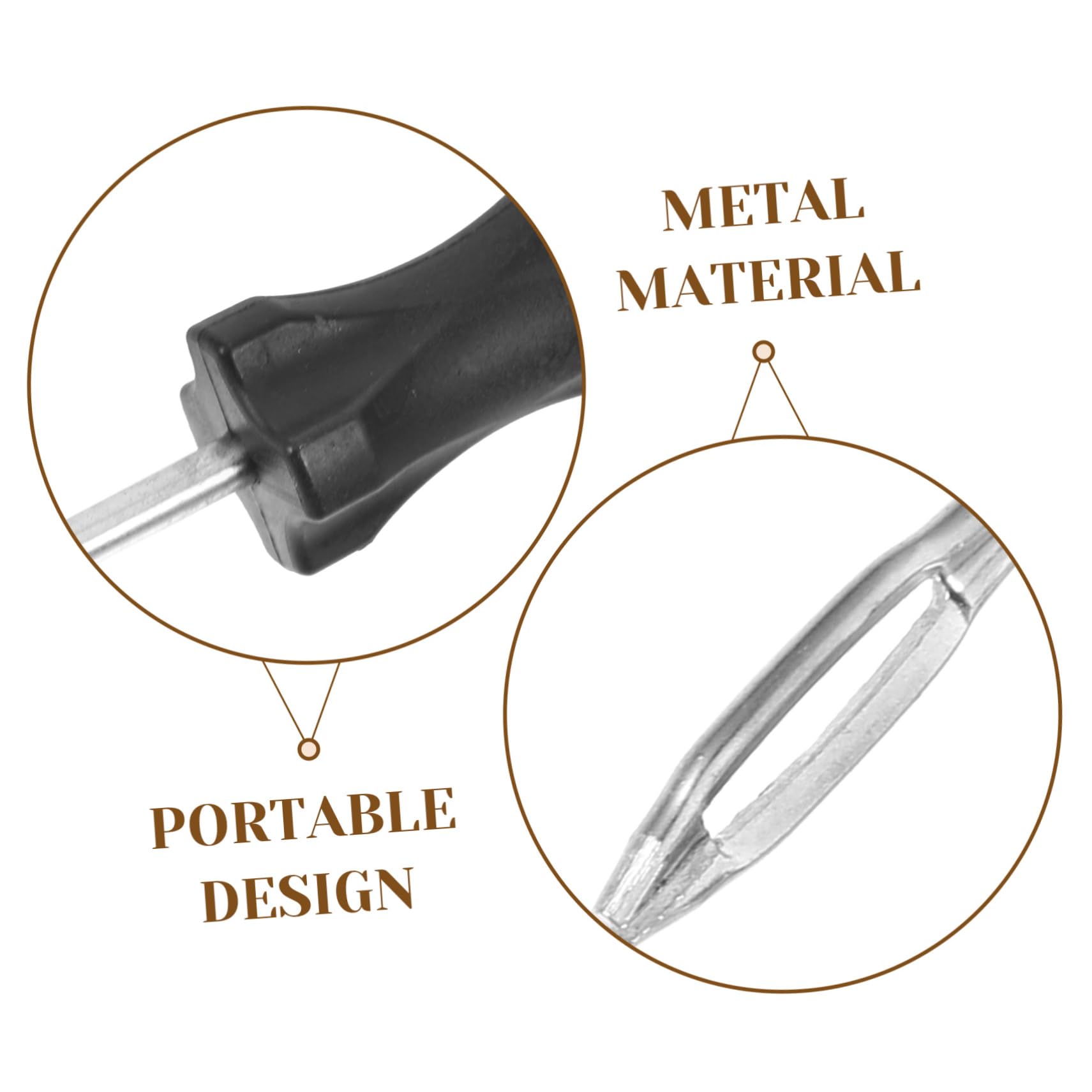 MAGICLULU 5 Set Strumento Riparazione Pneumatici Kit Portatile Per Riparazione Forature E Atv Utensile Per Emergenze Stradali E Problemi 4 Pezzi*5