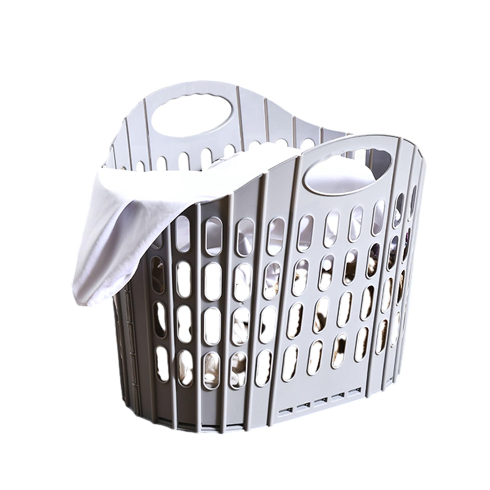 Panier à linge grand modèle pour optimiser le rangement de la salle de bain