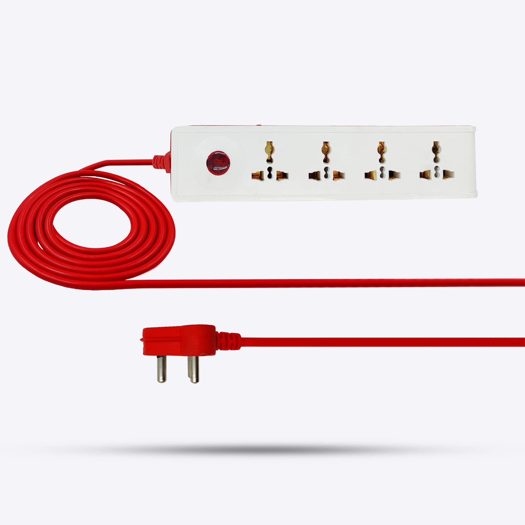 Hillgrove Power Extension Board with 4 Universal Socket and 1 Switch with 5 Meter Long Cable Surge Protector for Home/Computer/Fridge 4 Socket Extension Boards (White) (B09GPC2ND5) Amazon Price History, Amazon Price Tracker