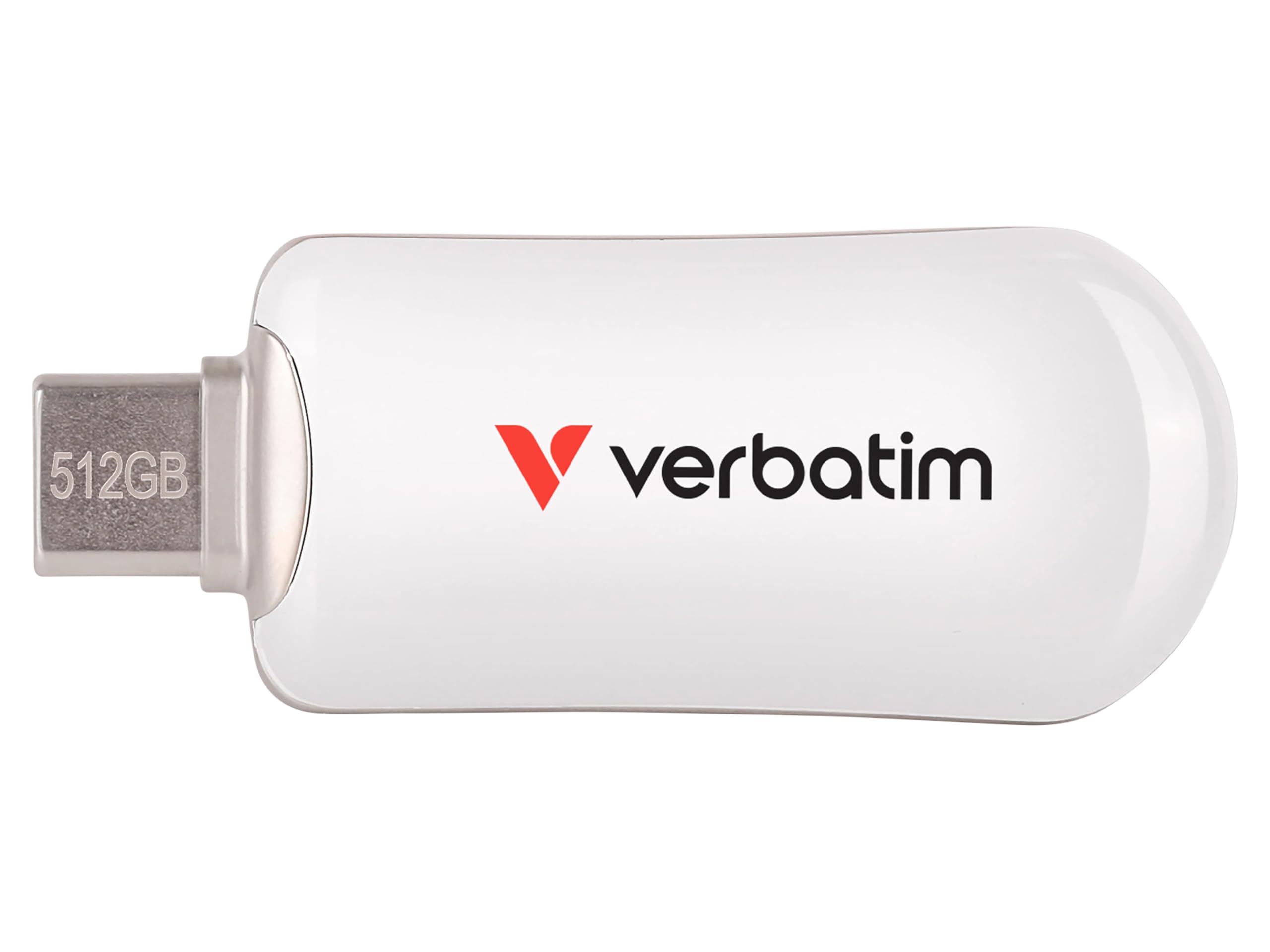 Verbatim Plectra 30231 - Unità flash USB-C, 512 GB, colore: Bianco